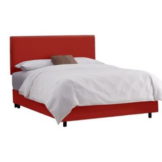 Skyline King Bed: Skyline Furniture Arcadia Nailbutton Border Linen Bed  