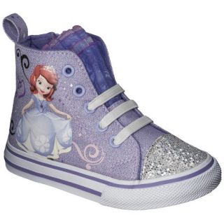 Toddler Girls Sophia The First High Top Sneaker   Purple 5
