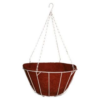12 Chateau Hanging Basket  Red  White Chain