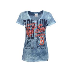 Boston Red Sox 5th & Ocean MLB Womens Double Dye Slub T Shirt