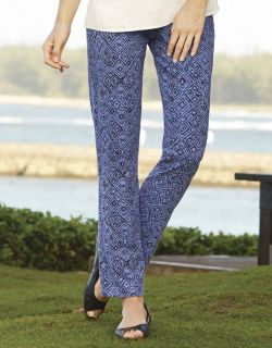 Moroccan tile print Knit Pants