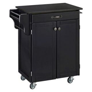 Kitchen Cart: Home Styles Kitchen Cart with Granite Top   Black (Small)