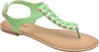 Womens L & C Rincon 04   Sea Green Sandals