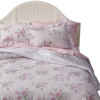 Simply Shabby Chic Misty Rose Comforter Set   Pink (Full/ Queen)