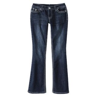 Paisley Sky Womens Bootcut Denim   Dark Wash 8