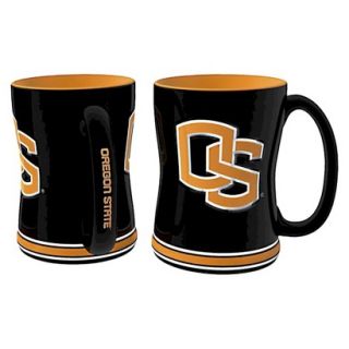 Boelter Brands NCAA 2 Pack Oregon State Beavers Sculpted Relief Style Coffee