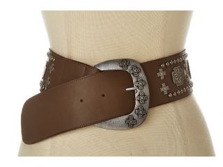 Double D Ranchwear Cristo Rey Hip Belt Womens Belts (Brown)