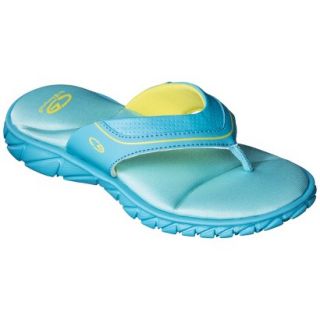 Girls C9 by Champion Goldy Flip Flop Sandals   Turquoise XL