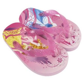 Toddler Girls Disney Princesses Flip Flop Sandals   Pink 7