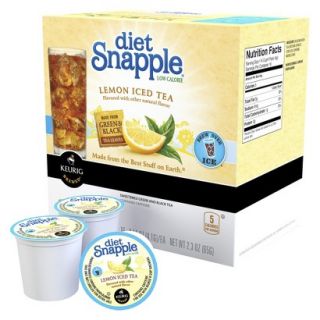 Keurig Diet Snapple Low Calorie Lemon Iced Tea K Cups 16 ct