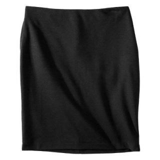 Merona Womens Ponte Pencil Skirt   Black   14