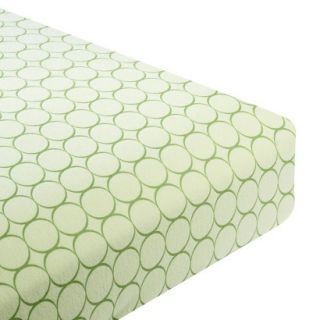 Swaddle Designs Fitted Crib Sheet   Green Mod Circles