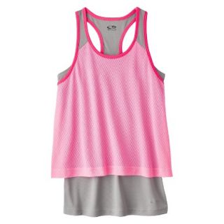 C9 by Champion Girls 2 Fer Fashion Tank Top   Pink L