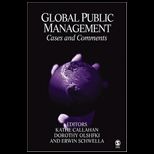 Global Public Management  Cases and Comments