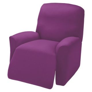 Jersey Large Recliner Slipcover   Purple