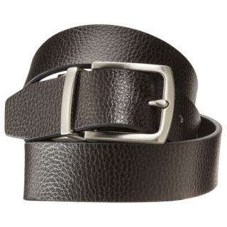 Merona Mens Pebbled Leather Belt   Brown XL