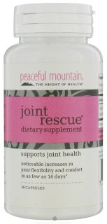 Peaceful Mountain   Joint Rescue Dietary Supplement   30 Capsules