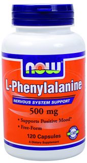 NOW Foods   L Phenylalanine 500 mg.   120 Capsules