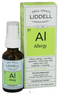 Liddell Laboratories   Allergy Homeopathic Oral Spray   1 oz.