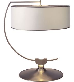 Thomas Obrien Academy 2 Light Table Lamps in Brushed Chrome TOB3004BC WP/ST