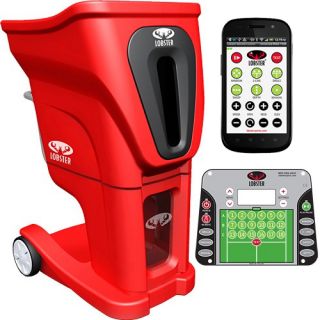 Lobster Phenom 2 Ball Machine with Android Remote: Lobster Sports Ball Machines
