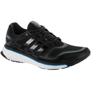 adidas Energy Boost 2: adidas Mens Running Shoes Black/Solar Blue