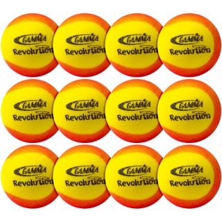 Gamma Revolution Foam 12 Pack: Gamma Tennis Balls