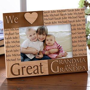 Personalized Picture Frames   Great Grandparents   4x6