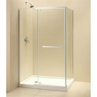 Bath Authority DreamLine Quatra Frameless Pivot Shower Enclosure (32 5/16 by 46