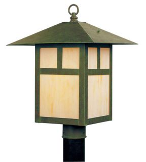 Montclair Mission 1 Light Post Lights & Accessories in Verde Patina 2134 16