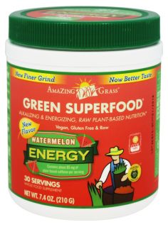 Amazing Grass   Green SuperFood Energy Drink Powder Watermelon   7.4 oz.