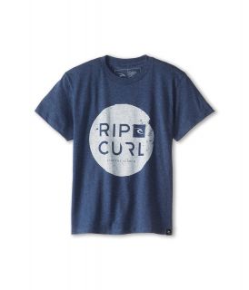Rip Curl Kids Capital Heather Tee Boys Short Sleeve Pullover (Gray)