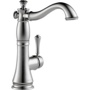 Delta Cassidy Single Handle Bar Faucet in Arctic Stainless 1997LF AR