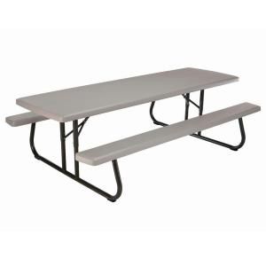 Lifetime 57 in. x 96 in. Commercial Grade Picnic Table 80123