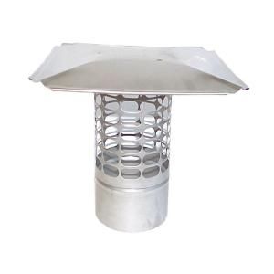 The Forever Cap Slip In 8 in. Round Fixed Stainless Steel Chimney Cap FSIRC8