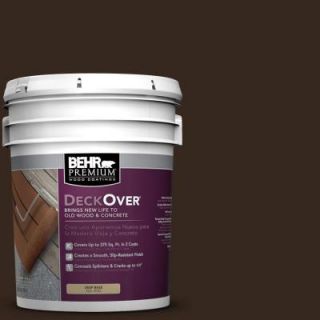 BEHR Premium DeckOver 5 gal. #SC 105 Padre Brown Wood and Concrete Paint 500005