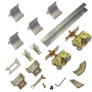 Johnson Hardware 200WM Series 60 in. Track and Hardware Set for Wall Mount Sliding Doors 200WM601