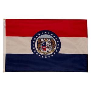 Valley Forge Flag 3 ft. x 5 ft. Nylon Missouri State Flag MO3