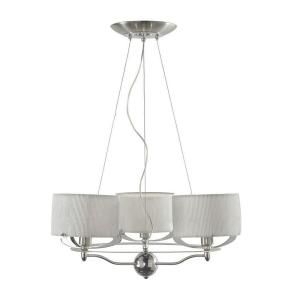 Hampton Bay Sully Collection Satin Nickel Finish 3 Light Chandelier DISCONTINUED CH 3SUL2 2N