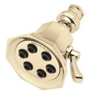 Speakman Vintage 3 Spray 3.44 in. Raincan 6 Jet Anystream Showerhead in Polished Brass S 2255 PB