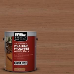 BEHR Premium 1 gal. #ST 152 Red Cedar Semi Transparent Weatherproofing Wood Stain 507701