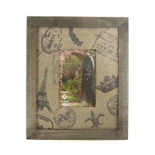 Home Decorators Collection 4 in. x 6 in. Marseilles Natural La France Design Picture Frame DISCONTINUED 1063310910