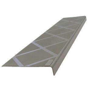 ComposiGrip Anti Slip Stair Tread 48 in. Grey Step Cover 01106C
