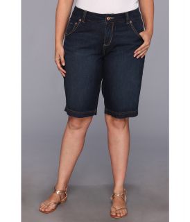 Jag Jeans Plus Size Plus Size Jackson Bermuda Womens Shorts (Blue)