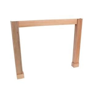 Foster Mantels 64.5 in. x 50 in. Hadley Leg and Skirt Kit   Stain Grade 278543