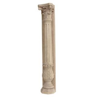 Foster Mantels Grand Acanthus 6 3/8 in. x 34 3/4 in. x 4 in. Wood Column C138A