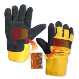 Heat Factory Heavy Duty Utility Glove in Black/Yellow Large 931 BK/Y  LG