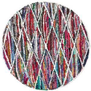 Safavieh Nantucket Multi 4 ft. x 4 ft. Round Area Rug NAN313A 4R