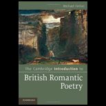Cambridge Introduction to British Romantic Poetry (Cambridge Introductions to Literature)
