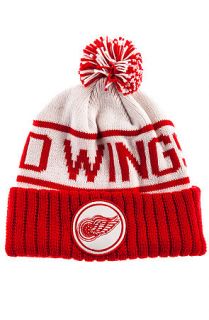 Mitchell & Ness Hat Detroit Red Wings High 5 Beanie in Red